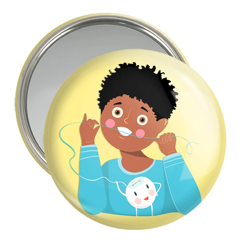 آینه جیبی خندالو مدل دندان و دندانپزشکی کودکانه کد 27751