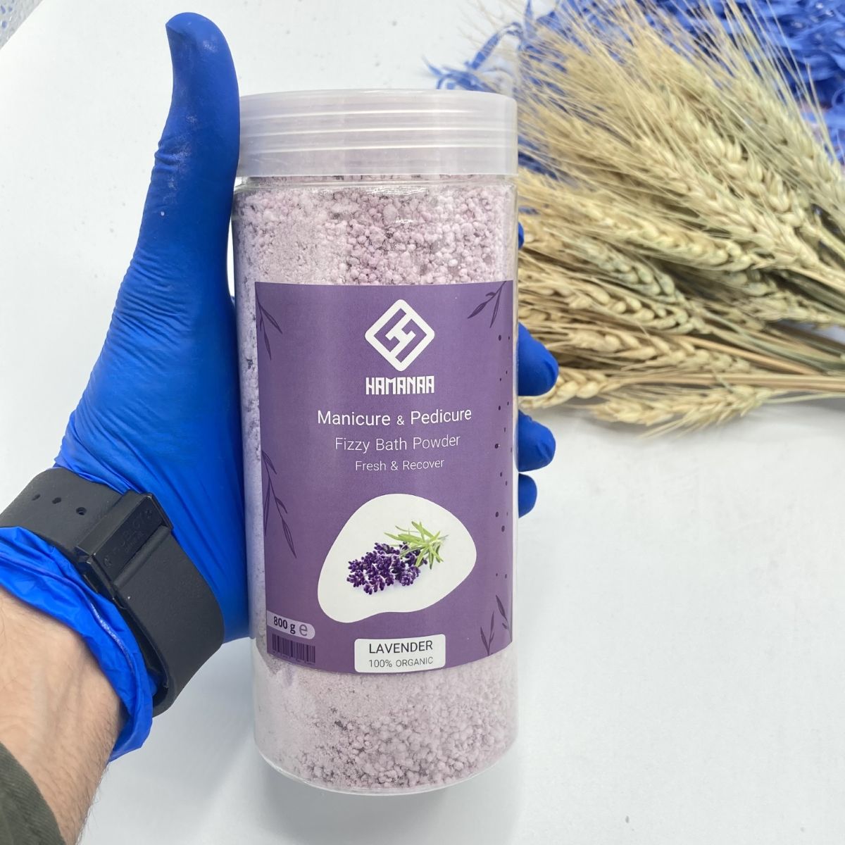 کوکتل پودری هامانا مدل Lavender وزن 800 گرم -  - 3