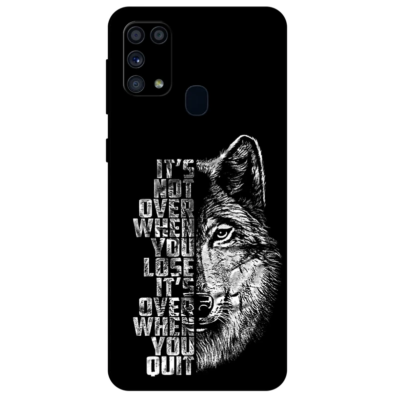 کاور مگافون طرح گرگ مدل 1894 مناسب برای گوشی موبایل سامسونگ Galaxy M31   