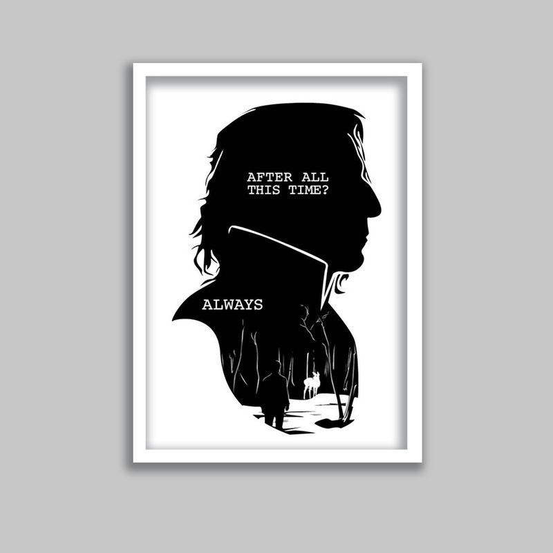 تابلو مدل هری پاتر طرح پروفسور اسنیپ Harry Potter کد LA-G10618