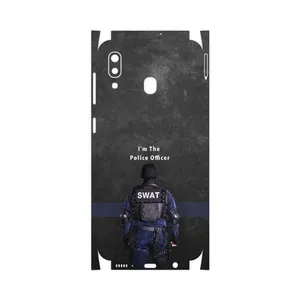 MAHOOT Police Officer-FullSkin Cover Sticker for Samsung Galaxy A20