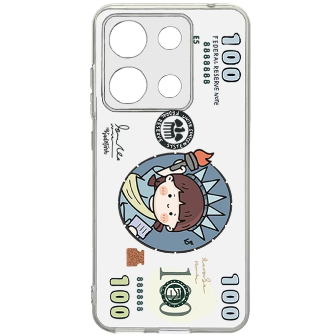 کاور طرح Funny Dollar مناسب برای گوشی موبایل شیائومی Note 13 Pro 4G