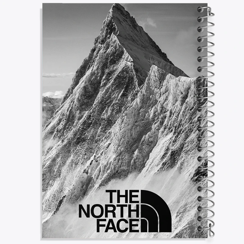 دفتر ژورنال نویسی 50 برگ خندالو مدل نقطه ای طرح The North Face کد F6367