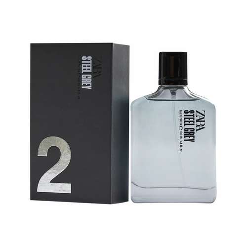 ادو پرفیوم مردانه زارا مدل STEEL GRY حجم 100 میلی لیتر