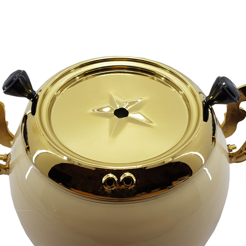 سماور گازی مدل عروس کد bst-10 ظرفیت 6 لیتر