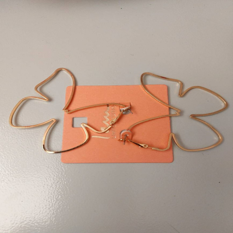 گوشواره زنانه آی ام مدل پروانه ای