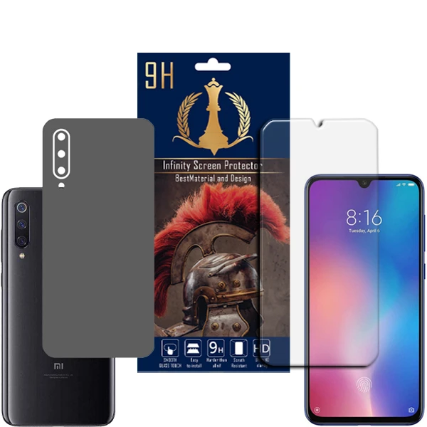برچسب پوششی اینفینیتی مدل PRO MAX مناسب برای گوشی موبایل شیائومی MI 9 به همراه محافظ صفحه نمایش