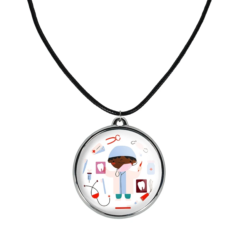 گردنبند خندالو مدل پزشک و پرستار کودکانه کد 3651236513