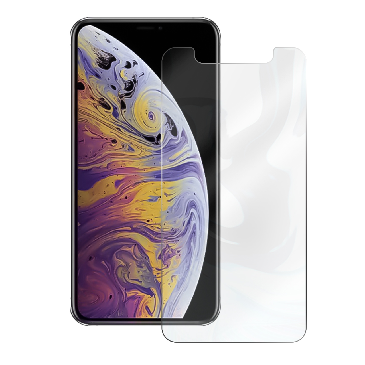 محافظ صفحه نمایش مات آنتی بلو راک اسپیس مدل 180MLG-01Y مناسب برای گوشی موبایل اپل iPhone XS