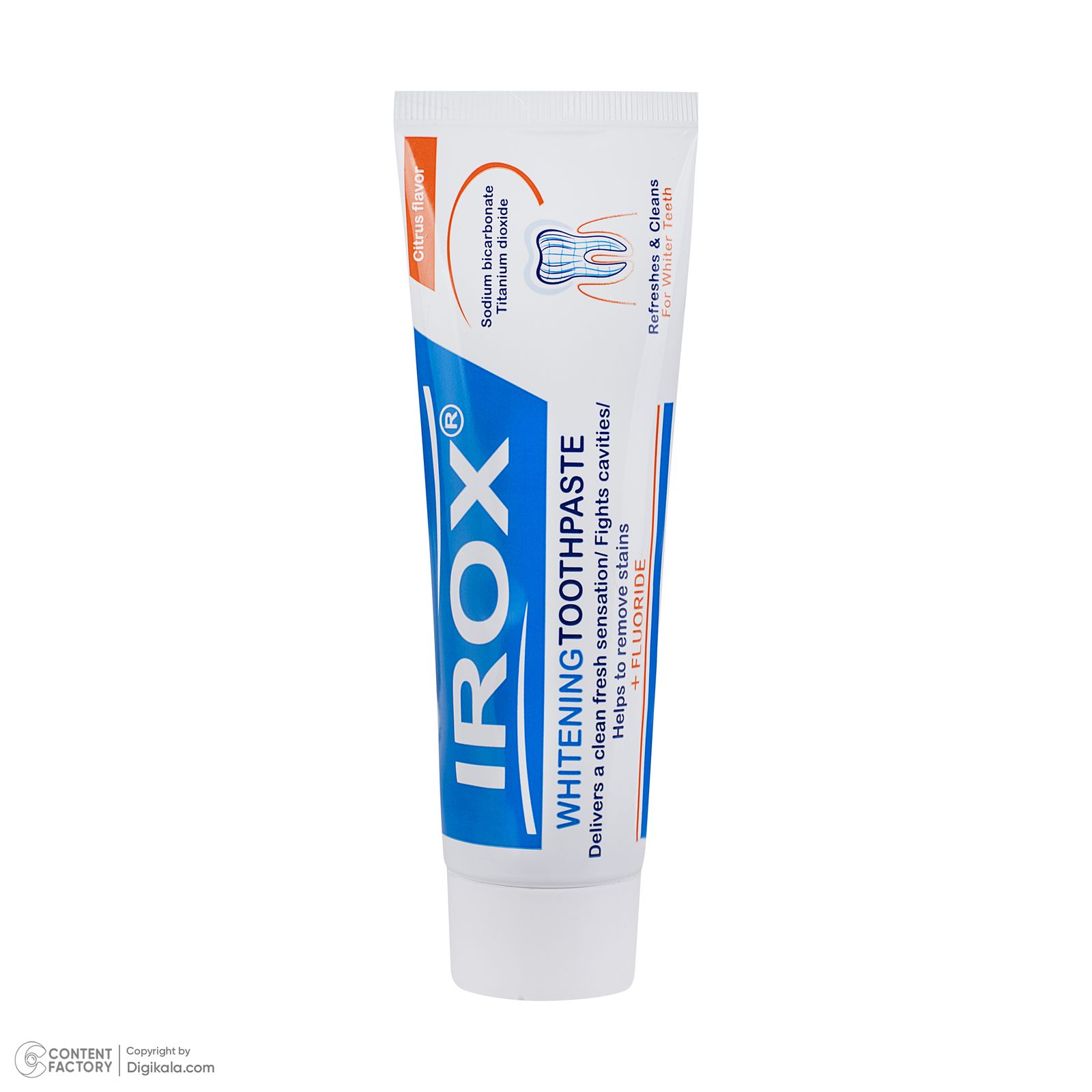 خمیردندان ایروکس مدل whitening حجم 100 میلی لیتر -  - 2