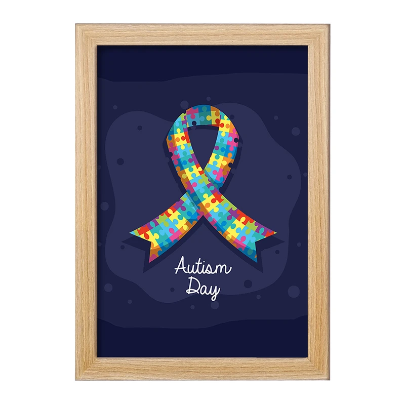 تابلو خندالو مدل اتیسم Autism کد 26718