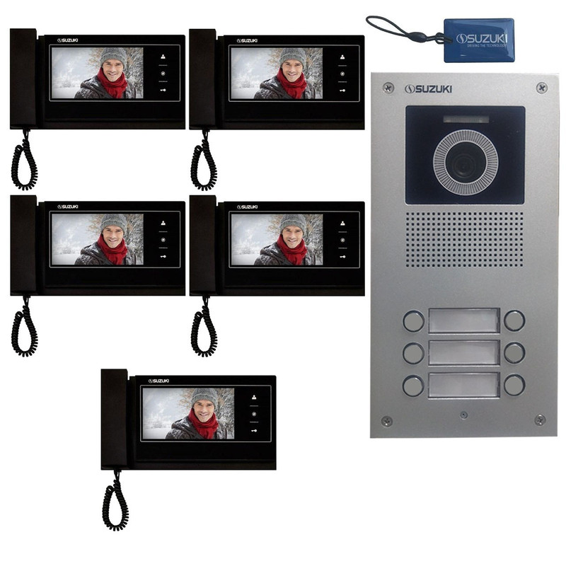 درب بازکن تصویری سوزوکی مدل 727i-5v-c مجموعه 6 عددی