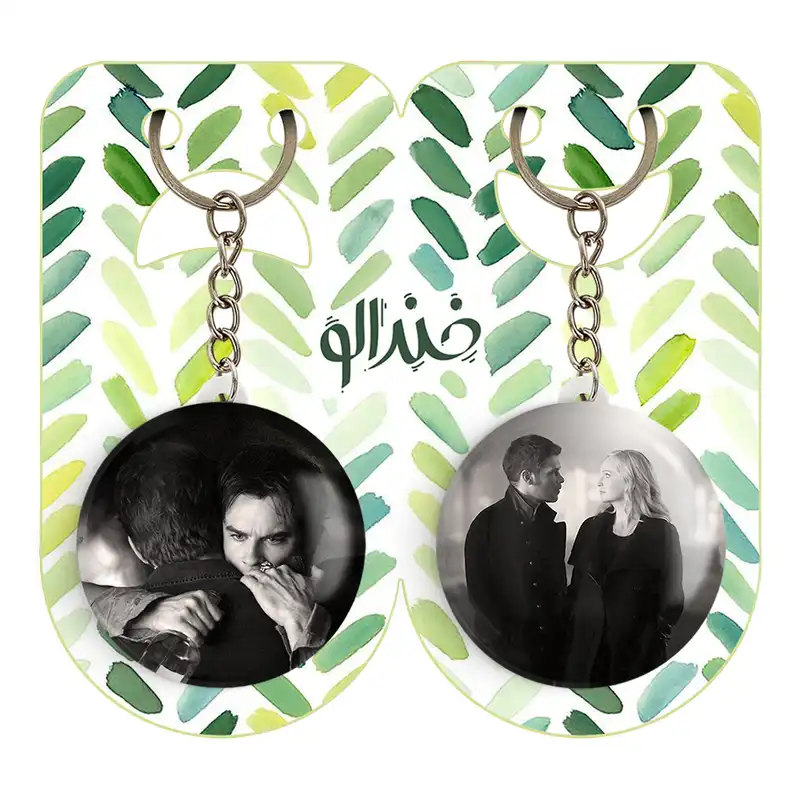 جاکلیدی خندالو مدل خاطرات یک خون آشام The Vampire Diaries کد 2026120267 مجموعه 2 عددی