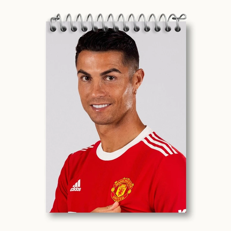 دفتر یادداشت 50 برگ خندالو مدل کریستیانو رونالدو کد 13912