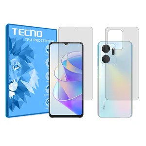 HyGEL techno clear display screen protector suitable for Honor X7a mobile phone along with back protector