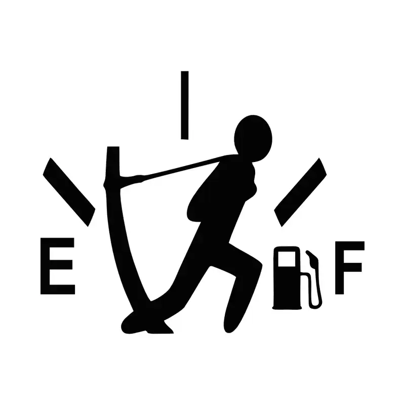 برچسب بدنه خودرو طرح باک بنزین ماشین خالی کد MT-B399