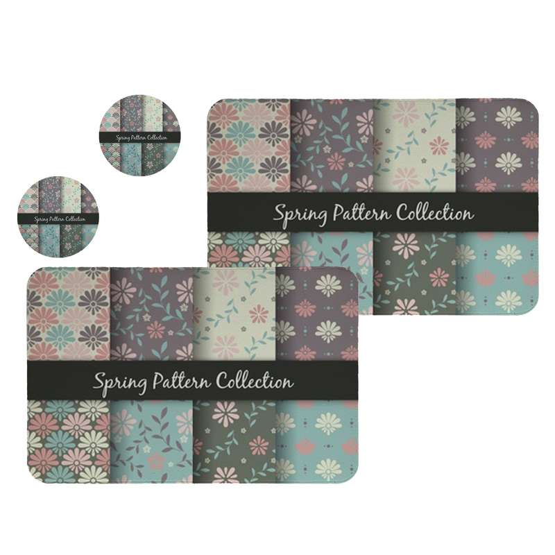 زیربشقابی  طرح فانتزی  کد 8032 مجموعه 2 عددی به همراه زیر لیوانی