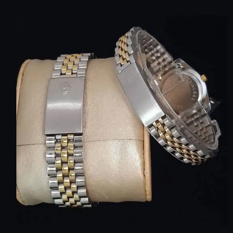 ست ساعت مچی عقربه ای زنانه و مردانه مدل دیت جاست کد 2