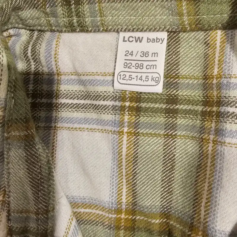 پیراهن پسرانه ال سی وایکیکی مدل pld001