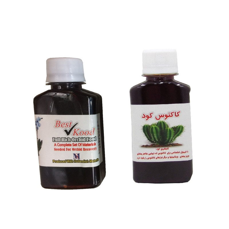 کود مایع کاکتوس و ارکیده مدل 1001 حجم 120 میلی لیتر بسته 2 عددی