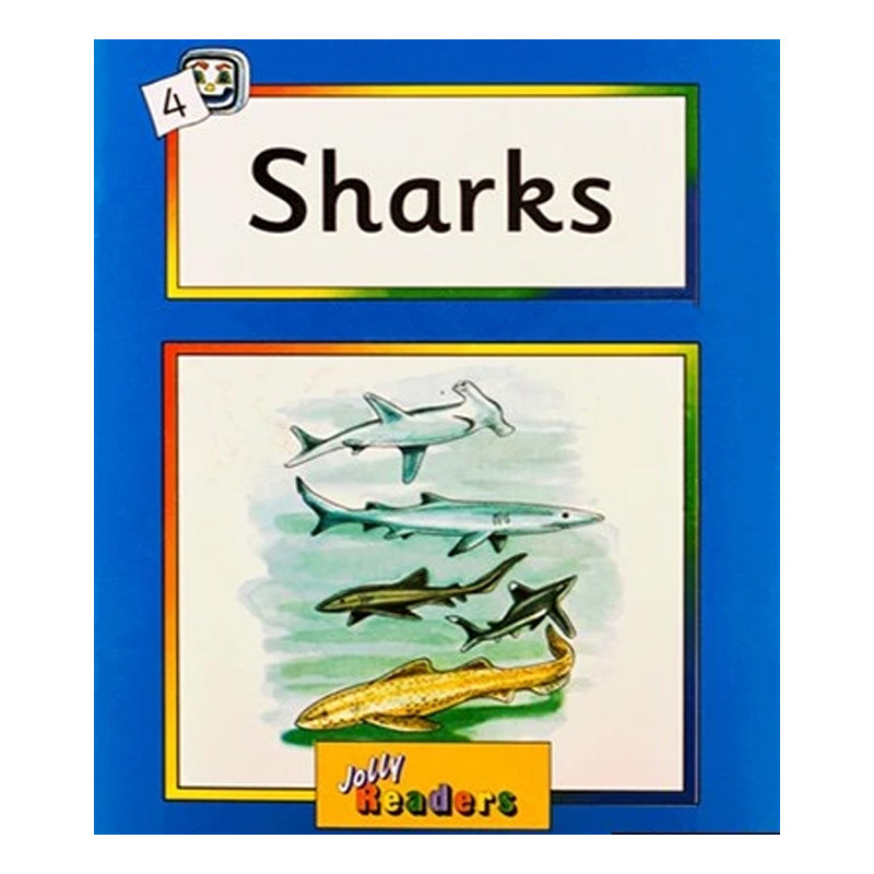 کتاب Jolly Readers 4 Sharks اثر جمعی از نویسندگان انتشارات Ltd