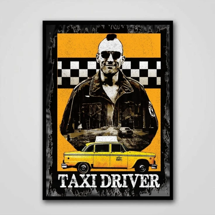 تابلو مدل دیواری طرح فیلم taxi driver