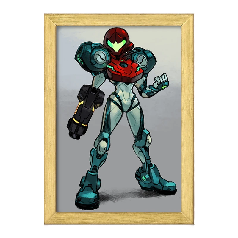 تابلو خندالو طرح بازی متروید (Metroid) کد 35622