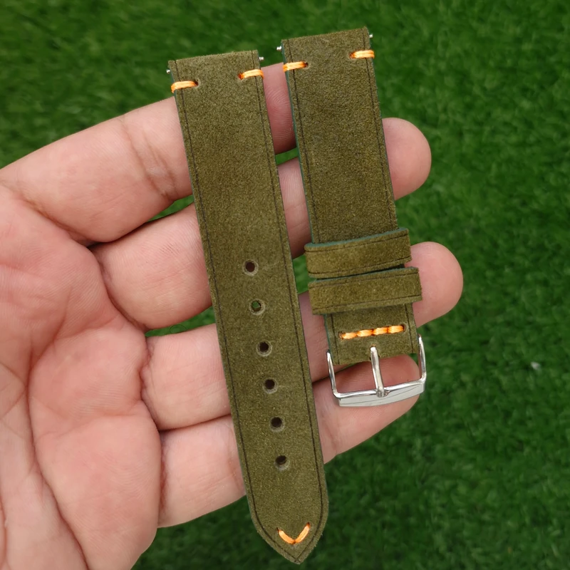 عکس شماره 4 : بند ساعت مچی مدل چرم جیر کد gr20