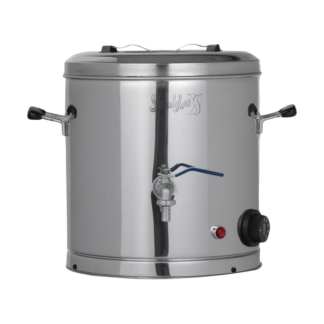 سماور برقی دنیای استیل نوری مدل BB201 گنجایش 6 لیتر