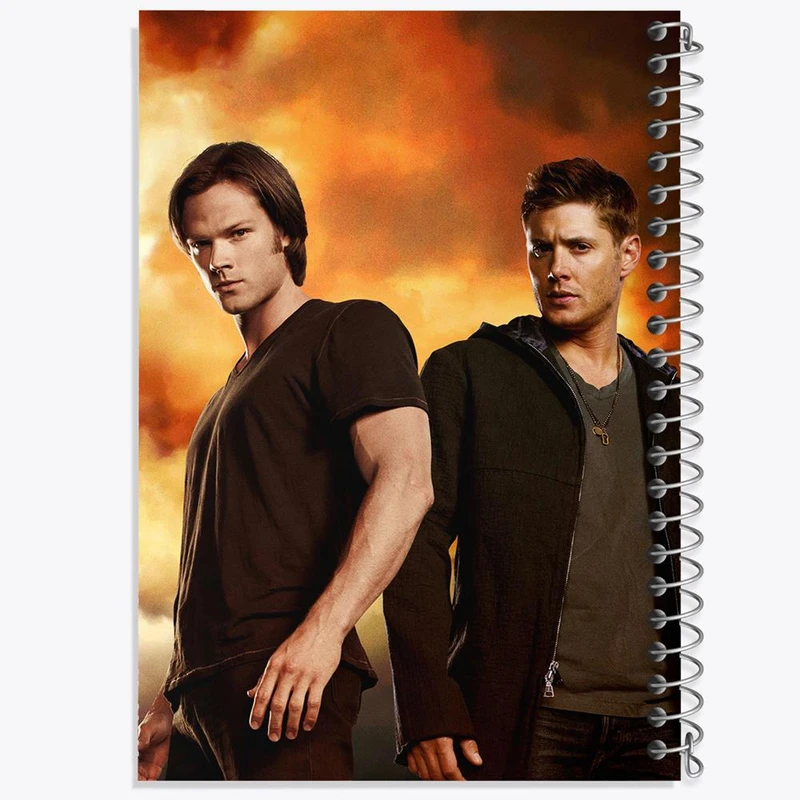 دفتر نت موسیقی 50 برگ خندالو مدل سم و دین وینچستر سریال سوپرنچرال Supernatural کد 24512