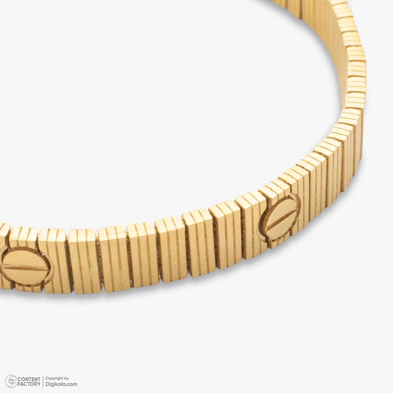 دستبند زنجیری طلا 18 عیار زنانه گلدم مدل B448001 -  - 4