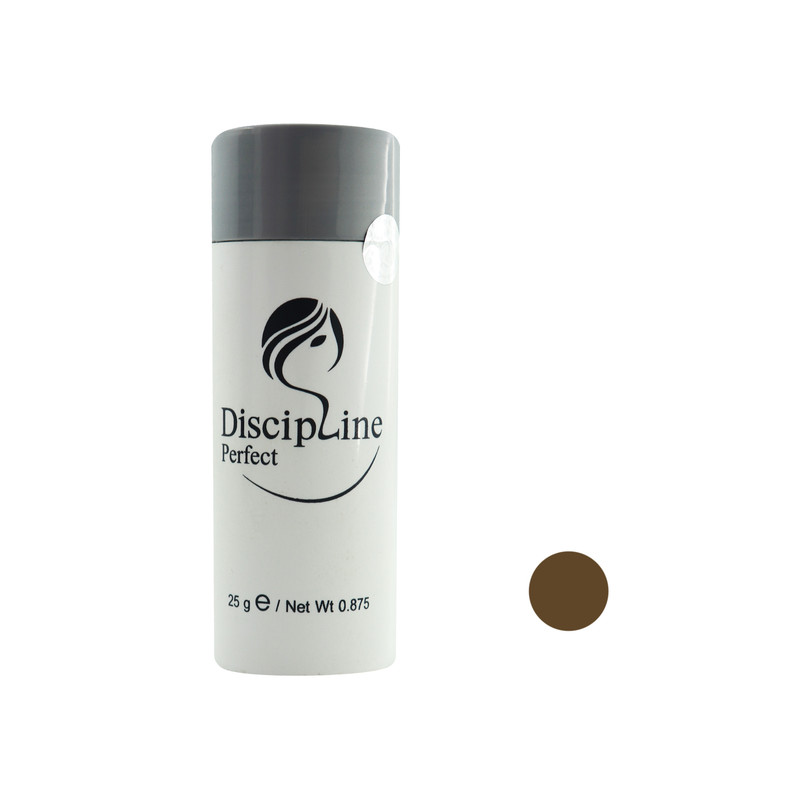پودر پر پشت کننده مو دیسیپلین شماره 4.0 وزن 25 گرم رنگ قهوه ای پودر پر پشت کننده مو دیسیپلین شماره 4.0 وزن 25 گرم رنگ قهوه ای