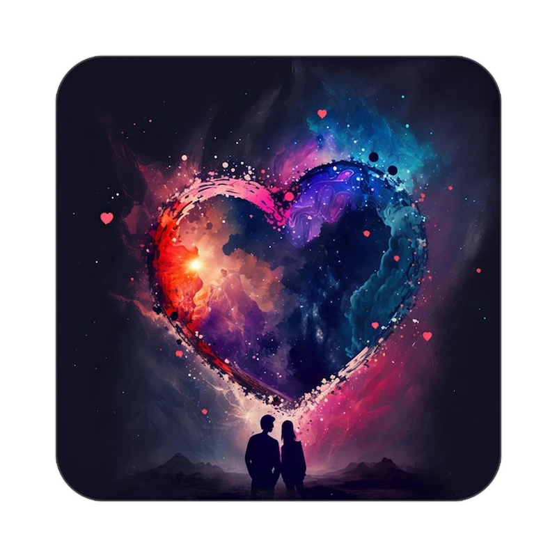 زیر لیوانی کاکتی مدل عاشقانه کد mp11707