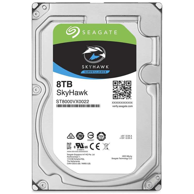 هارددیسک اینترنال سیگیت مدل SkyHawk ST8000VX0022 ظرفیت 8 ترابایت هارددیسک اینترنال سیگیت مدل SkyHawk ST8000VX0022 ظرفیت 8 ترابایت