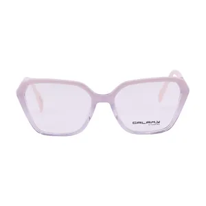 فریم عینک طبی گربه ای زنانه گلکسی مدل 5525 مناسب برای صورت گرد