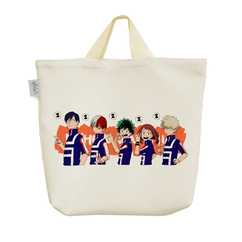 ساک خرید خندالو مدل انیمه آکادمی قهرمان من کد 1315