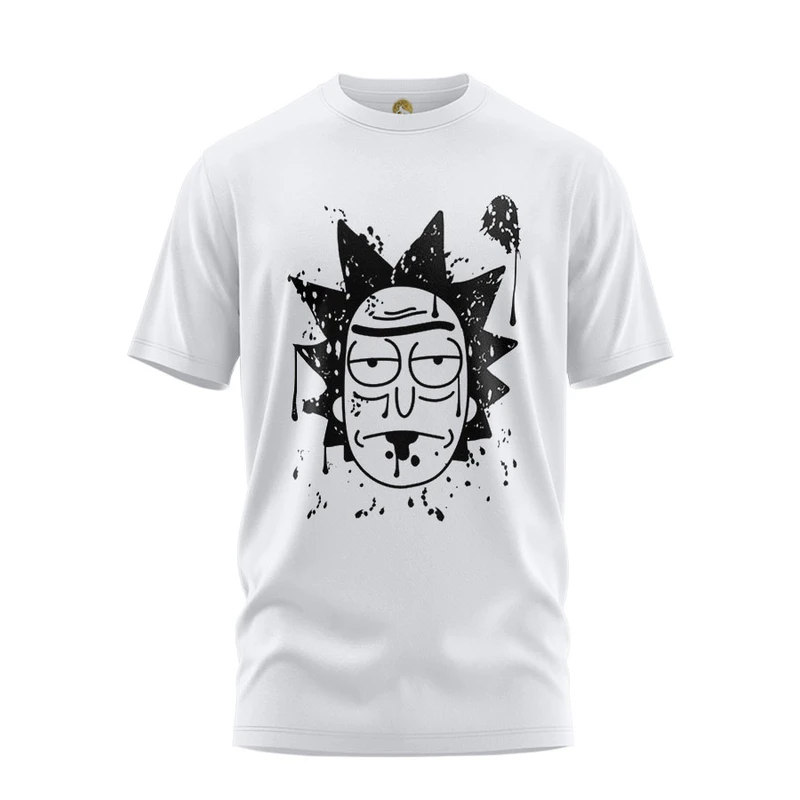 تی شرت آستین کوتاه زنانه هومرو مدل  TW418 طرح ریک و مورتی