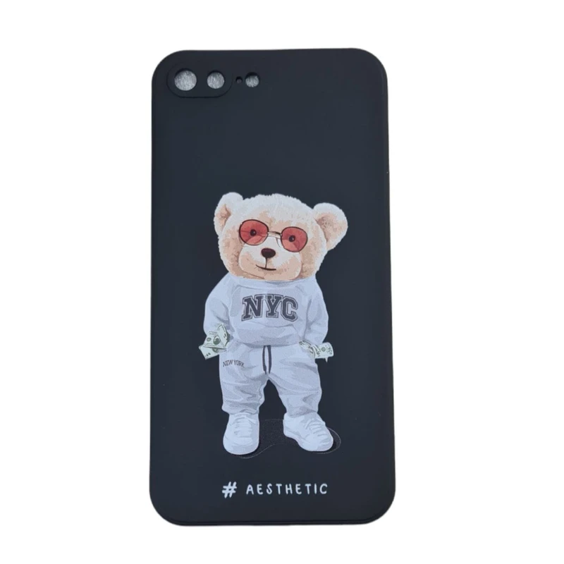 کاور مدل IMD طرح خرس کد 725 مناسب برای گوشی موبایل اپل iPhone 7 Plus / 8 Plus