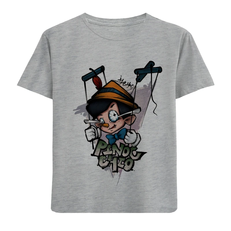 تی شرت آستین کوتاه پسرانه مدل پینکیو کد F960