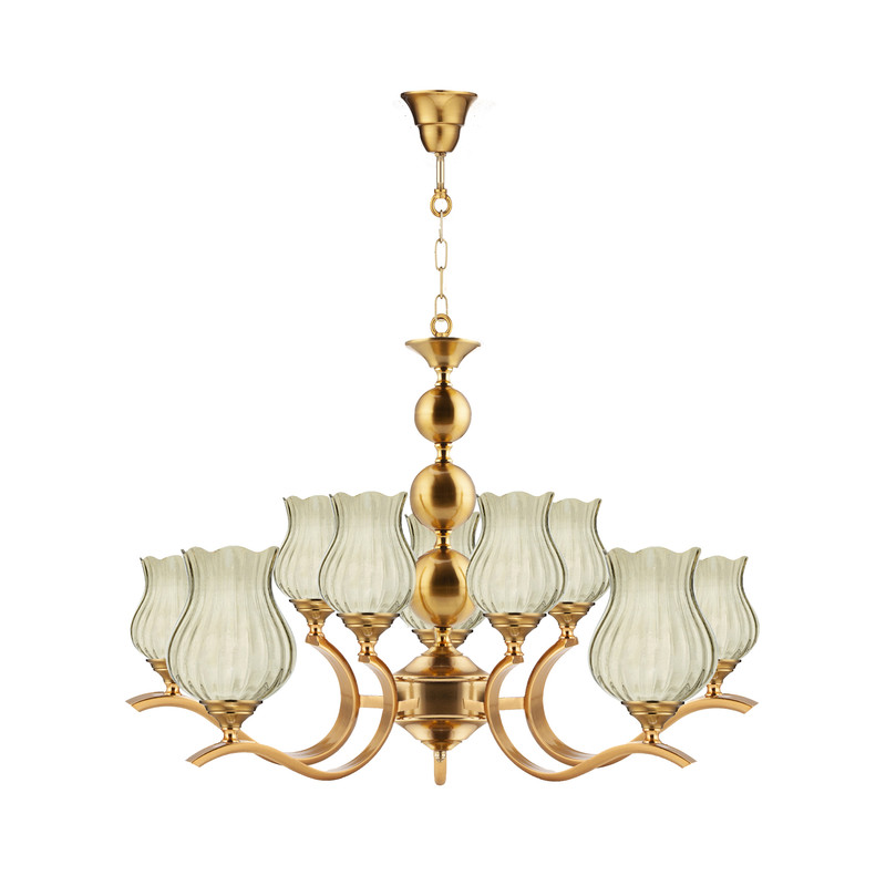 لوستر 10 شعله کارنتیس مدل لیانا کد KT-06