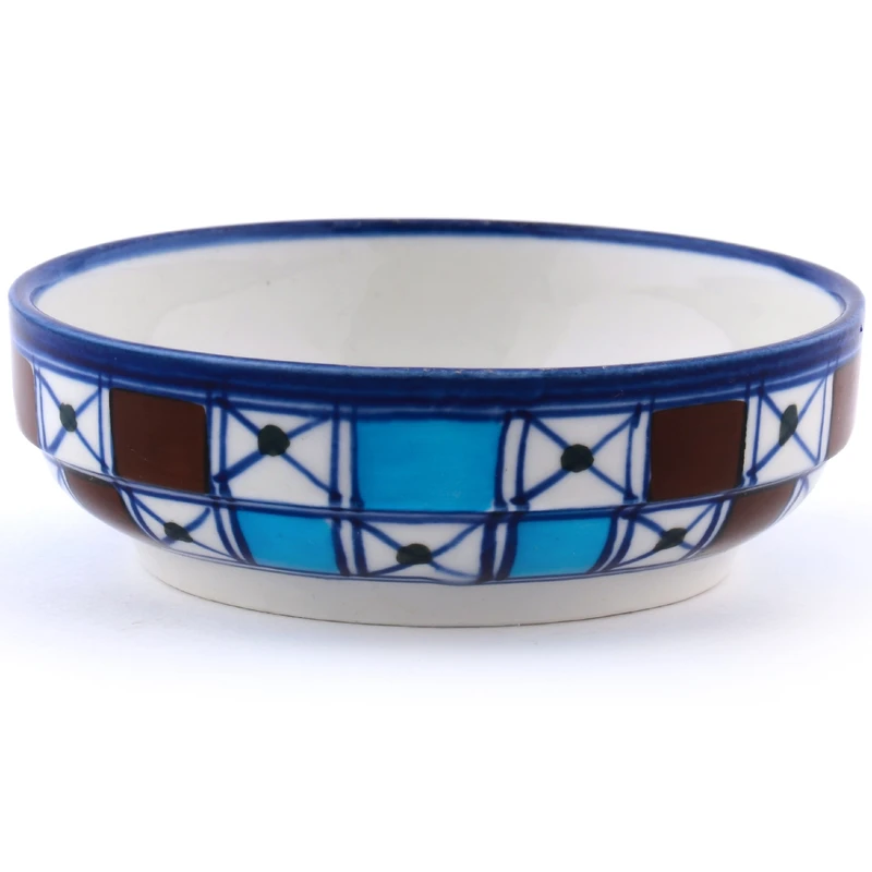 کاسه ماست هتلی چینی میبد مرواریدمدل شطرنجی کد HMAST-LI