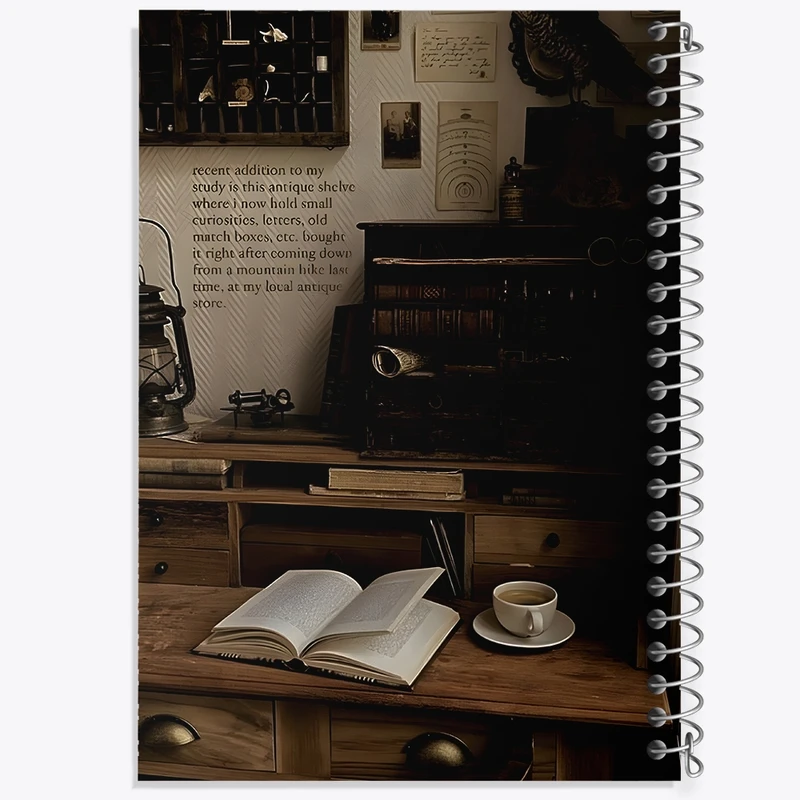 دفتر ژورنال نویسی 50 برگ خندالو مدل نقطه ای طرح به وقت مطالعه کد F1375