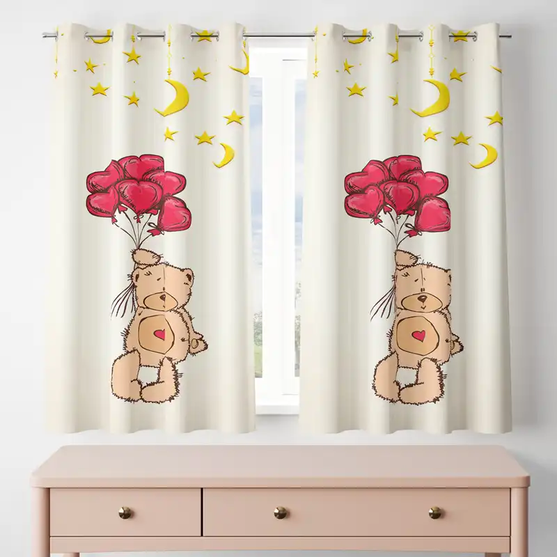 پرده مدل پانچی کد 7962 سایز 200x140 سانتی متر