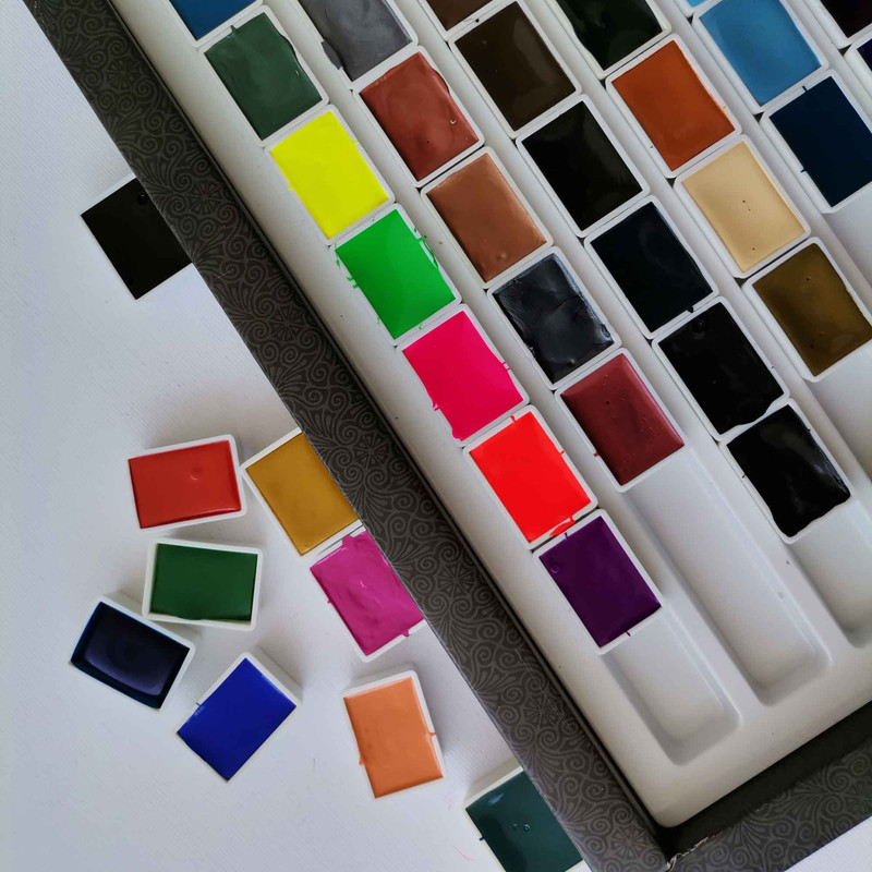 آبرنگ 6 رنگ رایمون کد 003