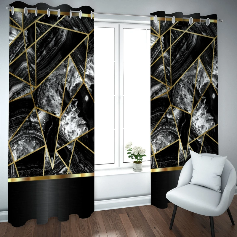 پرده مدل چاپی هازان سایز 300×150 سانتی متر 