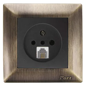 پریز تلفن پارت الکتریک مدل آسمان کد 5334B4028