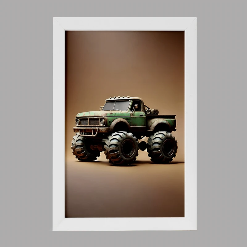 تابلو خندالو مدل ماشین آفرود (Off Road) کد F7938