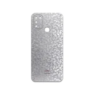MAHOOT Silver-Silicon Cover Sticker for Infinix Hot 11 Play