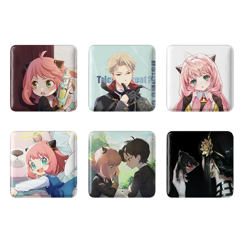 پیکسل خندالو مدل انیمه اسپای ایکس فمیلی Spy X Family کد 1351A مجموعه 6 عددی