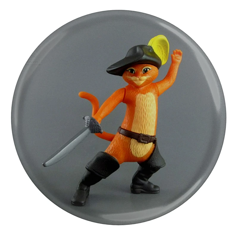 مگنت مدل S13340 طرح کارتون گربه چکمه پوش